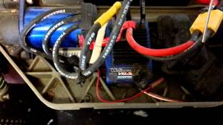 traxxas 4x4 velineon vxl3s led blinking problem never seen before [upl. by Aicatsanna456]