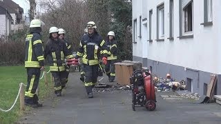 Wohnungsbrand in BonnAuerberg am 23012014 Rohmaterial [upl. by Arten228]