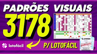 lotofacil  Padrões Visuais 3178 [upl. by Amehr888]