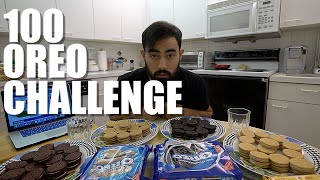 100 OREO CHALLENGE  6583 CALORIES [upl. by Aldo]