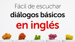 Práctica de diálogos básicos en inglés  Sencillo y fácil de escuchar [upl. by Ysdnil]