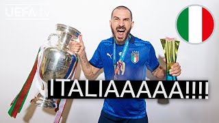 BONUCCI CHIESA DONNARUMMA  ITALYS winning story at EURO 2020 [upl. by Jens]