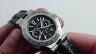 PreOwned Bvlgari Diagono Pro Terra Chronograph DP42SCH Luxury Watch Review [upl. by Eniortna446]