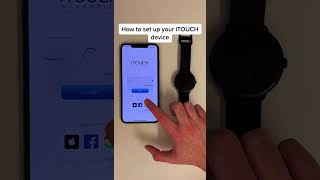 iTOUCH Wearables App How to connect a new smartwatch QUICK Tutorial Video  iTOUCH Wearables [upl. by Anrak]