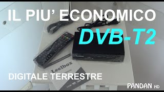 Decoder DVBT2 LEELBOX  Ricevitore Digitale Terrestre Full HD  Il più ECONOMICO [upl. by Micheal411]