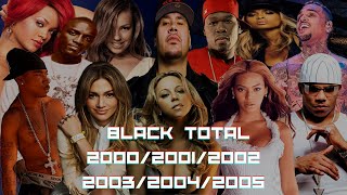 🔴 BLACK TOTAL  HIP HOP 2000  2005 [upl. by Ledba]