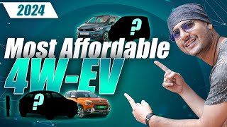 Top 5 Best Budget Electric Cars To Buy In India ⚡ 2024 [upl. by Schumer]