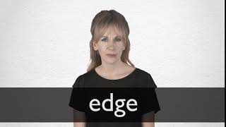 How to pronounce EDGE in British English [upl. by Clarhe]