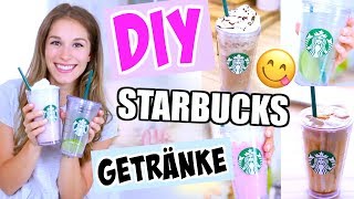 DIY Starbucks Getränke in 5 Minuten Mega einfach  günstig ♡ BarbaraSofie [upl. by Cordelie]