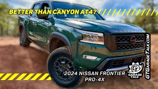 2024 Nissan Frontier Pro4x Better than GMC Canyon AT4 OffRoad [upl. by Pontus]