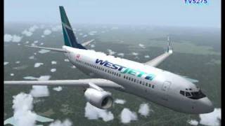 FS2004 Video  Westjet CYUL  CYYC [upl. by Mackintosh944]