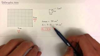 8  Geometri  Rektangelns area [upl. by Japheth]