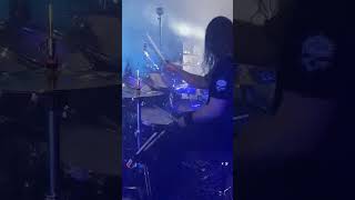 Tobias and Vomitory Live at Metal Mine 2024 drummer metaldrumming [upl. by Cowen]