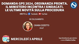 Domanda GPS 2024 aggiornamento da metà aprile Le ultime novità sullordinanza [upl. by Sheba]