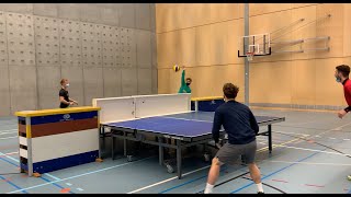 Rückschlagspiele  Spielideen aus Magglingen Volleymasterpong [upl. by Nirej]