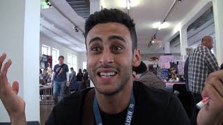 CLASS Fady Elsayed exclusive Interview at TIMELASH 2018  DOCTOR WHO  BBC [upl. by Huan]