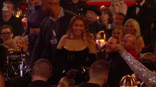 BEYONCÉ Reacting To Lizzos Acceptance Speech  Audience Cam  2023 GRAMMYs [upl. by Aniad]