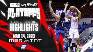 TNT vs Meralco semis G1 highlights  Honda S47 PBA Governors Cup  Mar 24 2023 [upl. by Meeharb363]