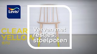 VERVEN MET RESTJES streepje verf super stoel [upl. by Debora]