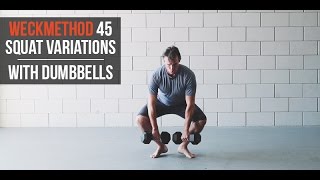 WeckMethod 45 Functional Strength Variation to Improve Squat Mechanics [upl. by Kezer445]