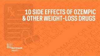 10 side effects of Ozempic and other weightloss drugs [upl. by Wilmott]