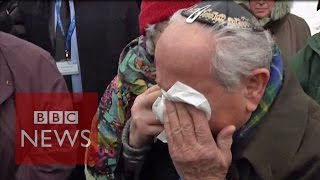 Auschwitz survivors reunited 70 years on [upl. by Eniawd204]