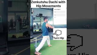 ZENKUTSHU DACHI WITH HIP MOVEMENTS [upl. by Murage454]