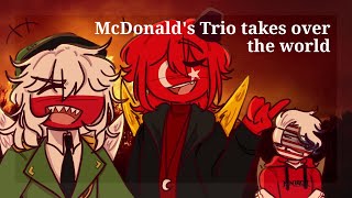 McDonalds Trio takes over the world  Part 2 of 2024 New Years special  Countryhumans ★ [upl. by Eleen]