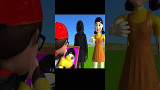 Squid Game vs Huggy wuggy and Scary Teacher 3D Nick Best of Troll shorts [upl. by Kooima264]