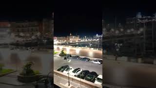 Port of Pozzuoli at Night reels yt vacation relax shorts video [upl. by Eek]