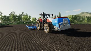 2 VELDEN INZAAIEN  Farming Simulator 2019  Merlot  Timelaps 3 [upl. by Eimorej583]