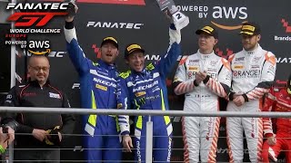 Valentino Rossi Takes First Podium  GT World Challenge Europe powered by AWS [upl. by Anelat534]