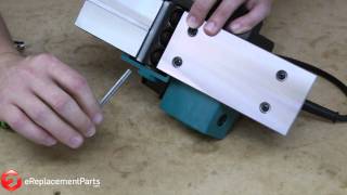 How to Change the Blades on a HandHeld Planer [upl. by Llehctim]