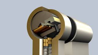 dormakaba pextra Security lock cylinder with extra protection [upl. by Nylannej]