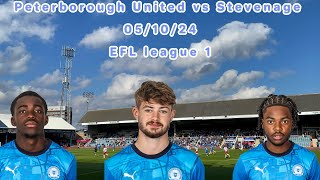 Peterborough United vs Stevenage 051024 EFL LEAGUE 1 Come on posh fyp foruoupage viral [upl. by Teague739]