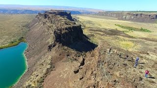 As seen on JRE 872 Potholes Coulee Cataract drone video w Randall Carlson and REXpedition 16 Team [upl. by Warp]