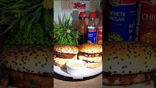 Zinger Recipe shorts burger status youtubeshorts [upl. by Gasser297]