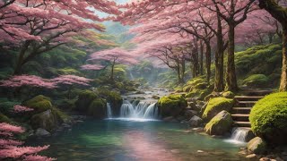 Sakura blossom with relaxing music [upl. by Dania]