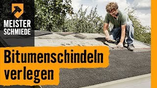 HORNBACH Meisterschmiede  Bitumenschindeln verlegen [upl. by Arni]