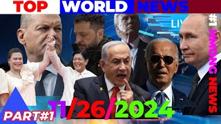 XOV XWM HMOOB1 WORLD NEWS 11262024💥RUSSIA TAWM TSAM NATO BIDEN ROG ISRAELHEZBOLLAH XAUS WED [upl. by Sitnerp348]