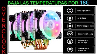 ✅Baja las Temperaturas de tu CPU con este Mega Disipador [upl. by Annetta]