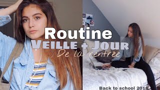 Routine veille  jour de la rentrée Back to school 2018 [upl. by Minta580]