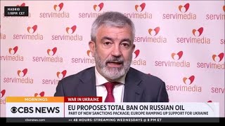 Luis Garicano at CBS News Why Europe needs a tariff on Russian oil and gas [upl. by Elbon556]