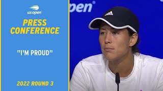 Garbine Muguruza Press Conference  2022 US Open Round 3 [upl. by Lleira209]