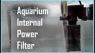 How To Use Aquarium Filter  Internal Power Filter [upl. by Ramunni]