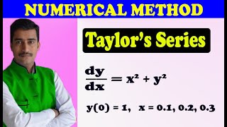 Easy way to solve Taylors series numerical method best example [upl. by March498]