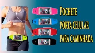 Pochete portacelular impermeável para praticar caminhada corrida ou outros esportes [upl. by Kessler720]