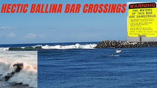 Hectic Ballina Bar Crossings Watch a 4 metre tinny take on a 5 foot breaking bar [upl. by Rives]