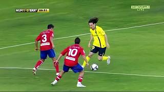 Lionel Messi vs Numancia Away 200809 English Commentary [upl. by Adilen]