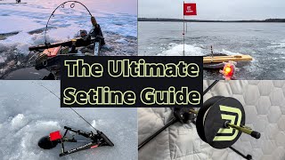 The Complete Guide to Ice Fishing With Set Lines in 2024 [upl. by Latia]